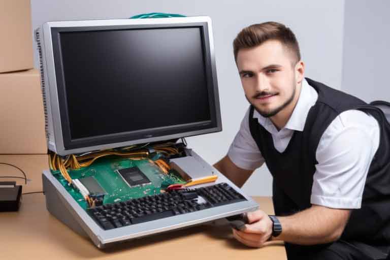 ¿Cómo identificar el proceso correcto de desmantelamiento de un ordenador para reciclaje?